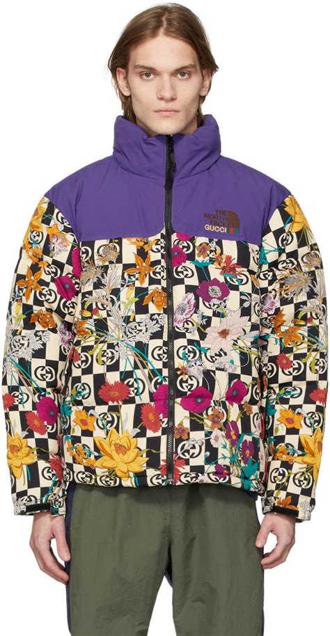 gucci x north face floral|north face x Gucci collection.